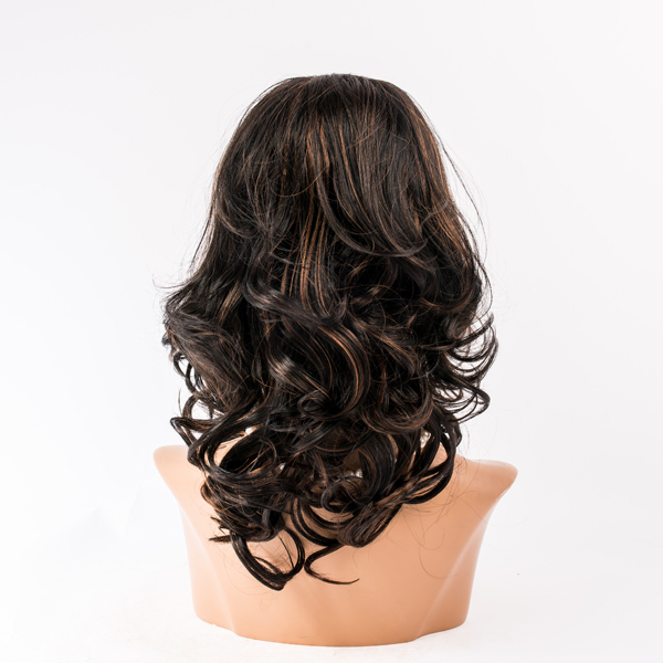 Fiber Wavy lace wig  LJ80